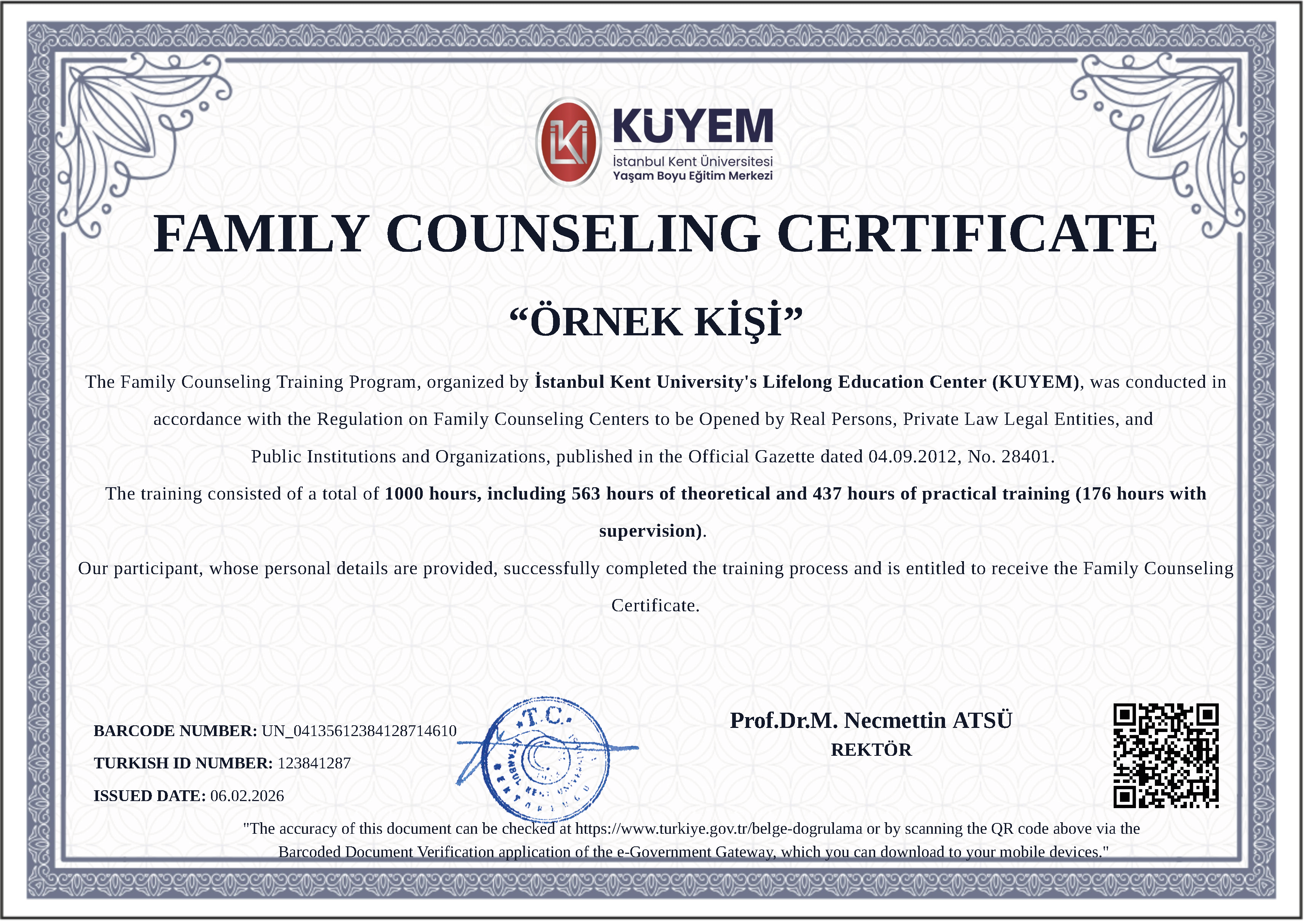 Eğitim İngilizce Sertifikası