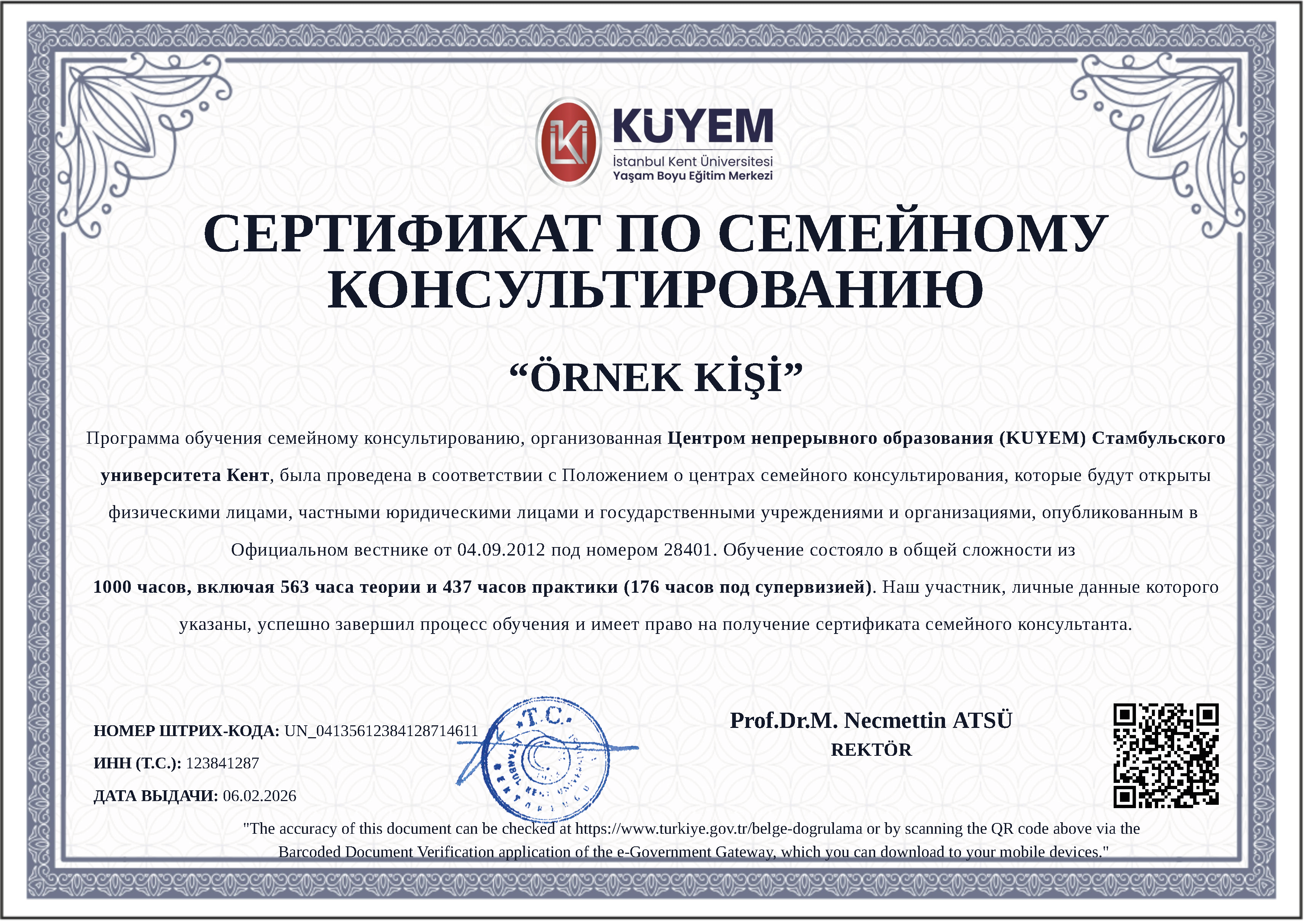 Eğitim Fransızca Sertifikası