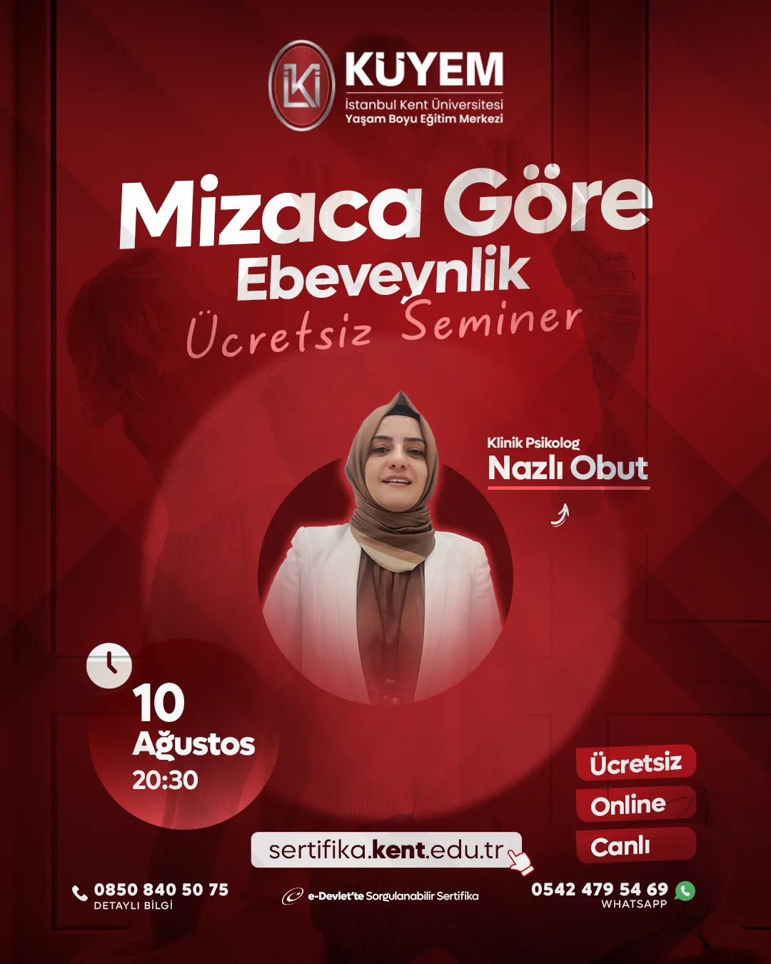 Çocuk Mizacını Tanıma ve Ebeveynlik Semineri