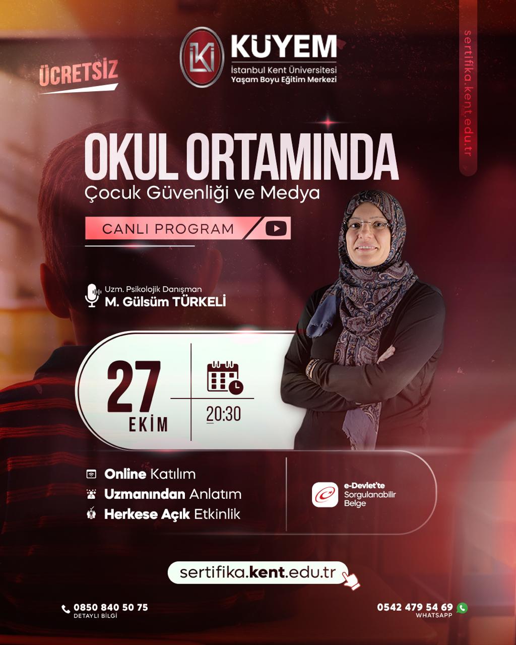 Okul Ortamında Çocuk Güvenliği ve Medya Seminer Programı