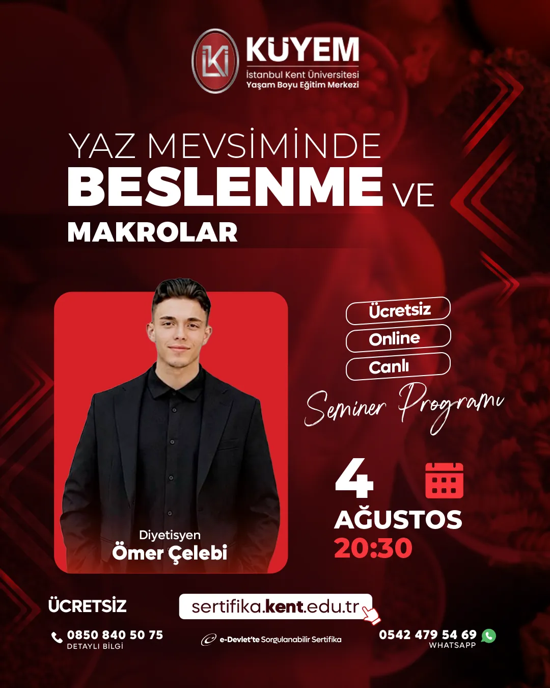 Yaz Mevsiminde Beslenme ve Makrolar