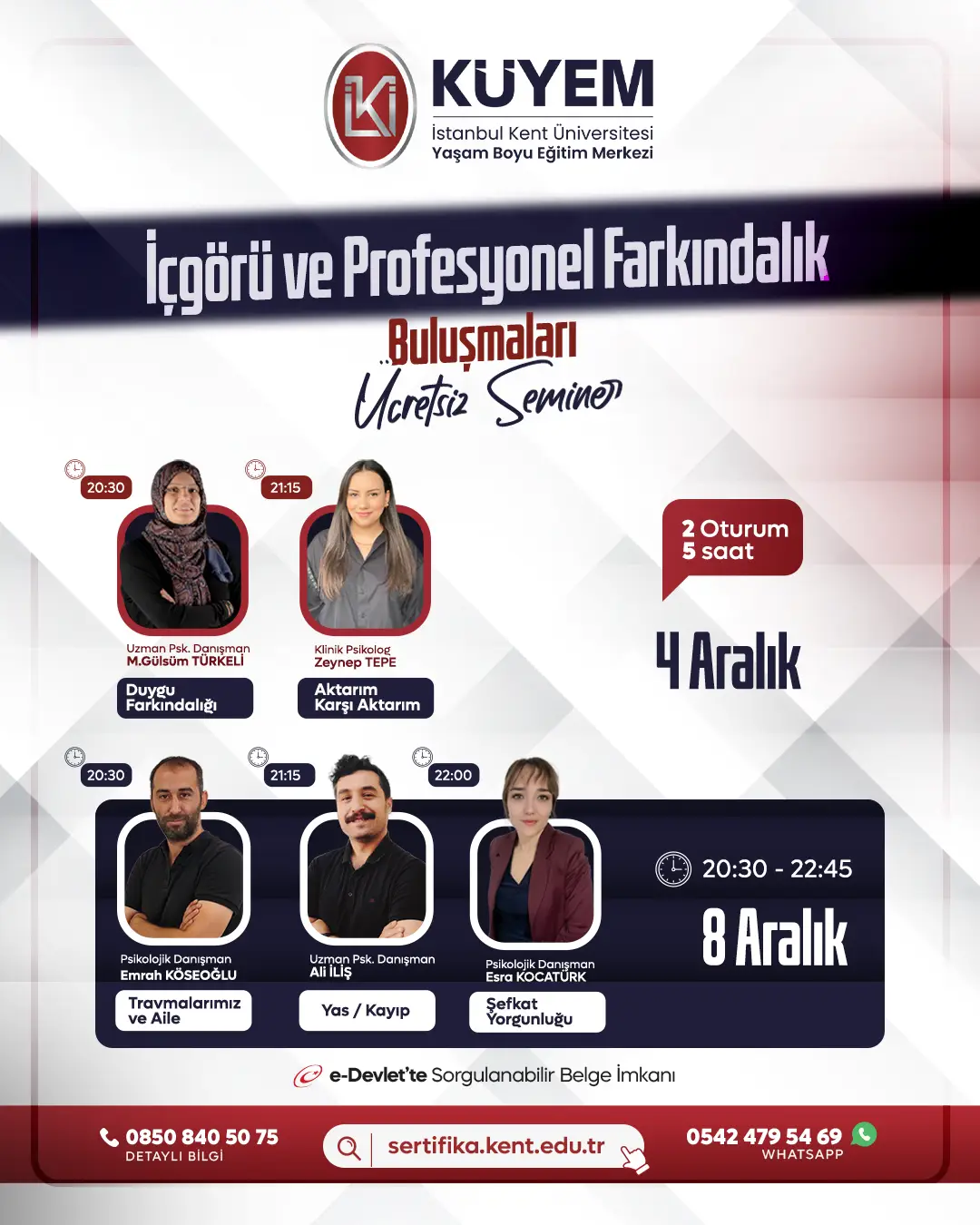 İçgörü ve Profesyonel Farkındalık Buluşmaları