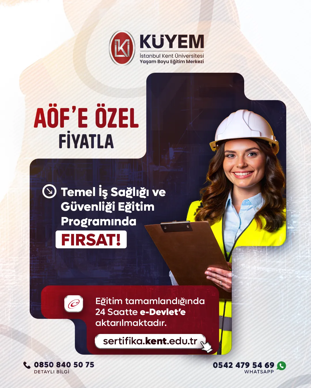 AÖF Özel Temel İş Sağlığı Ve Güvenliği Eğitim Programı