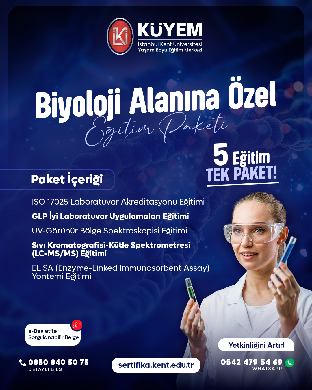 Biyoloji Alanına Özel Eğitim Paket Programı