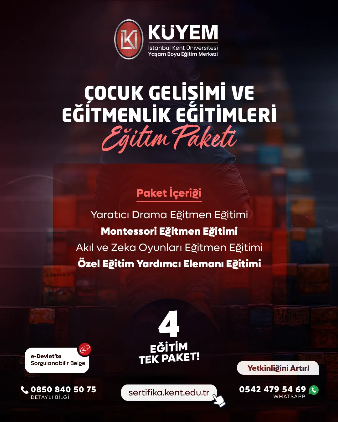 Çocuk Gelişimi ve Eğitmenlik Eğitimleri Eğitim Paketi