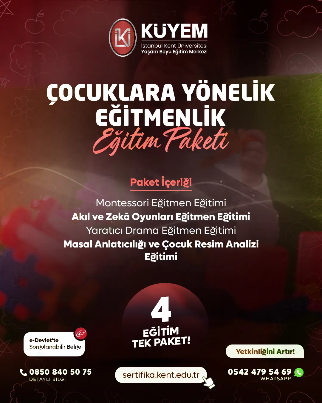 Çocuklara Yönelik Eğitmenlik Eğitim Paketi 