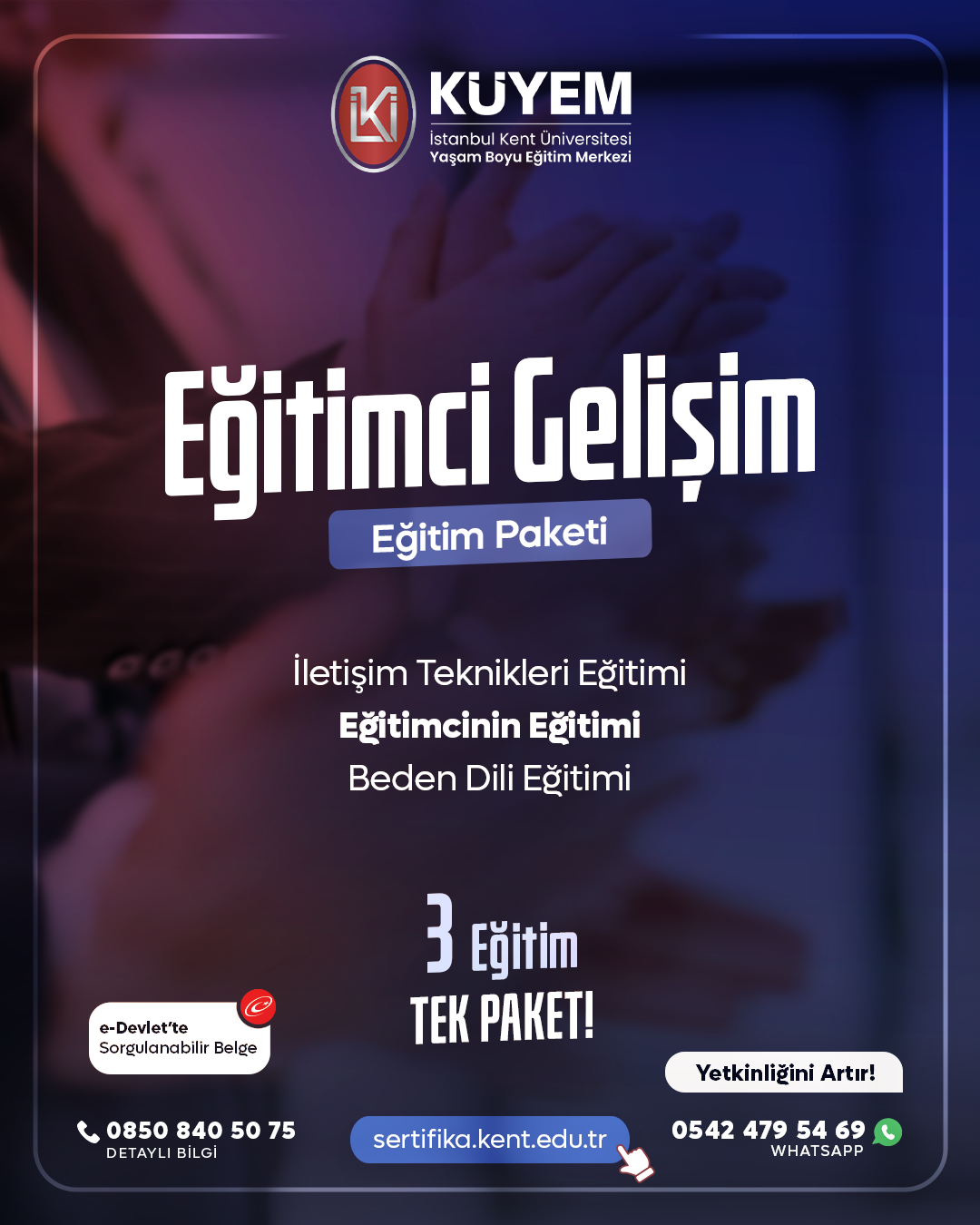 Eğitimci Gelişim Eğitim Paket Programı