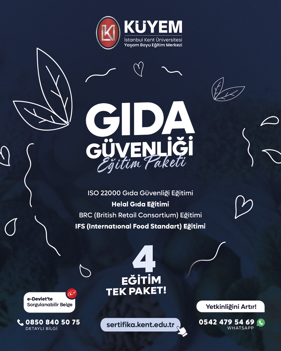Gıda Güvenliği Eğitim Paket Programı