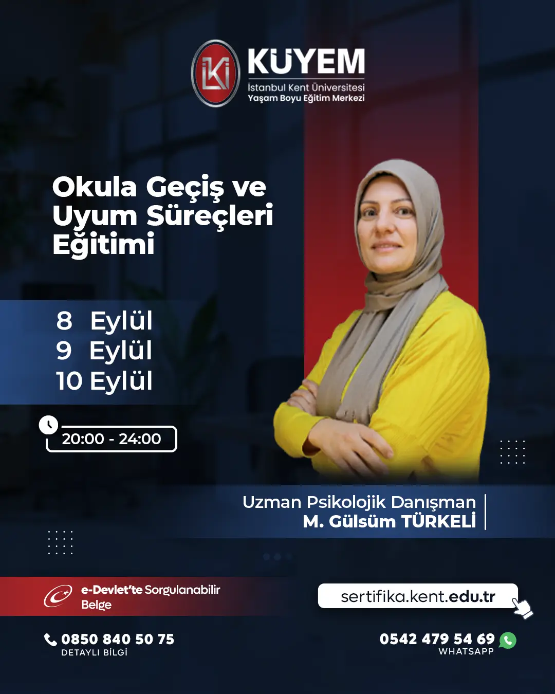 Güvenli Başlangıç Modeli: Okula Geçiş, Duygusal Güven ve Aidiyet Eğitimi (Canlı) 