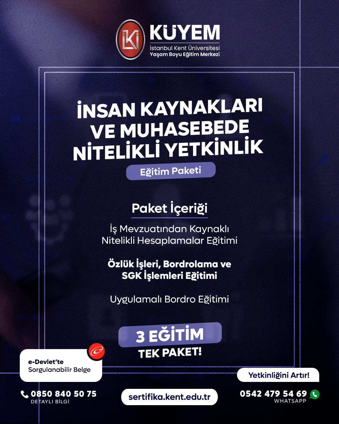 İnsan Kaynakları & Muhasebede Nitelikli Yetkinlik Eğitim Paket Programı