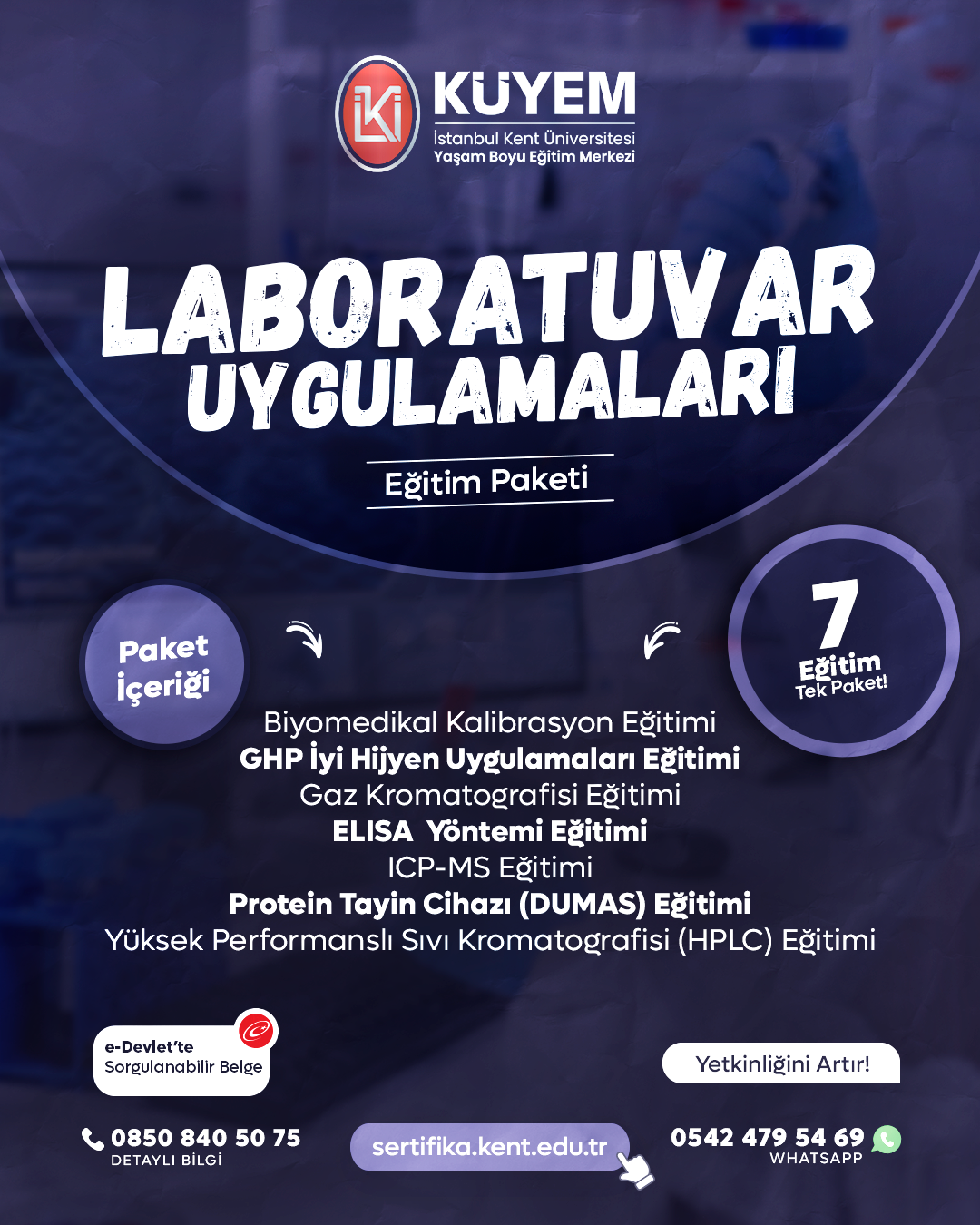 Laboratuvar Uygulamaları Eğitim Paket Programı