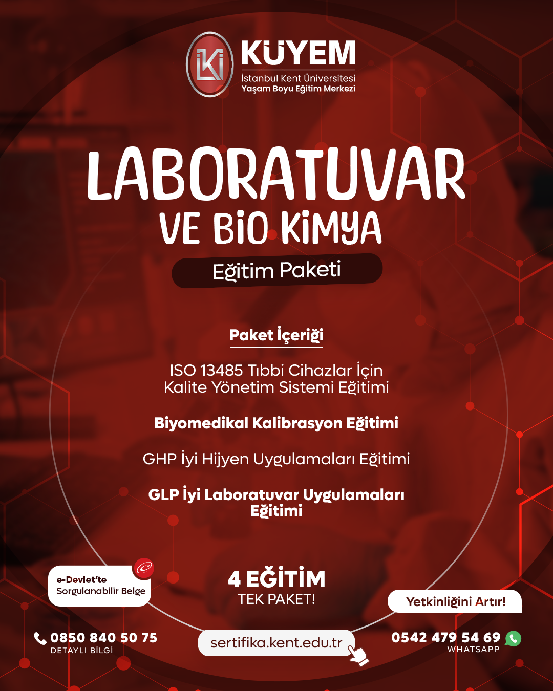 Laboratuvar Ve Bio Kimya Eğitim Paket Programı