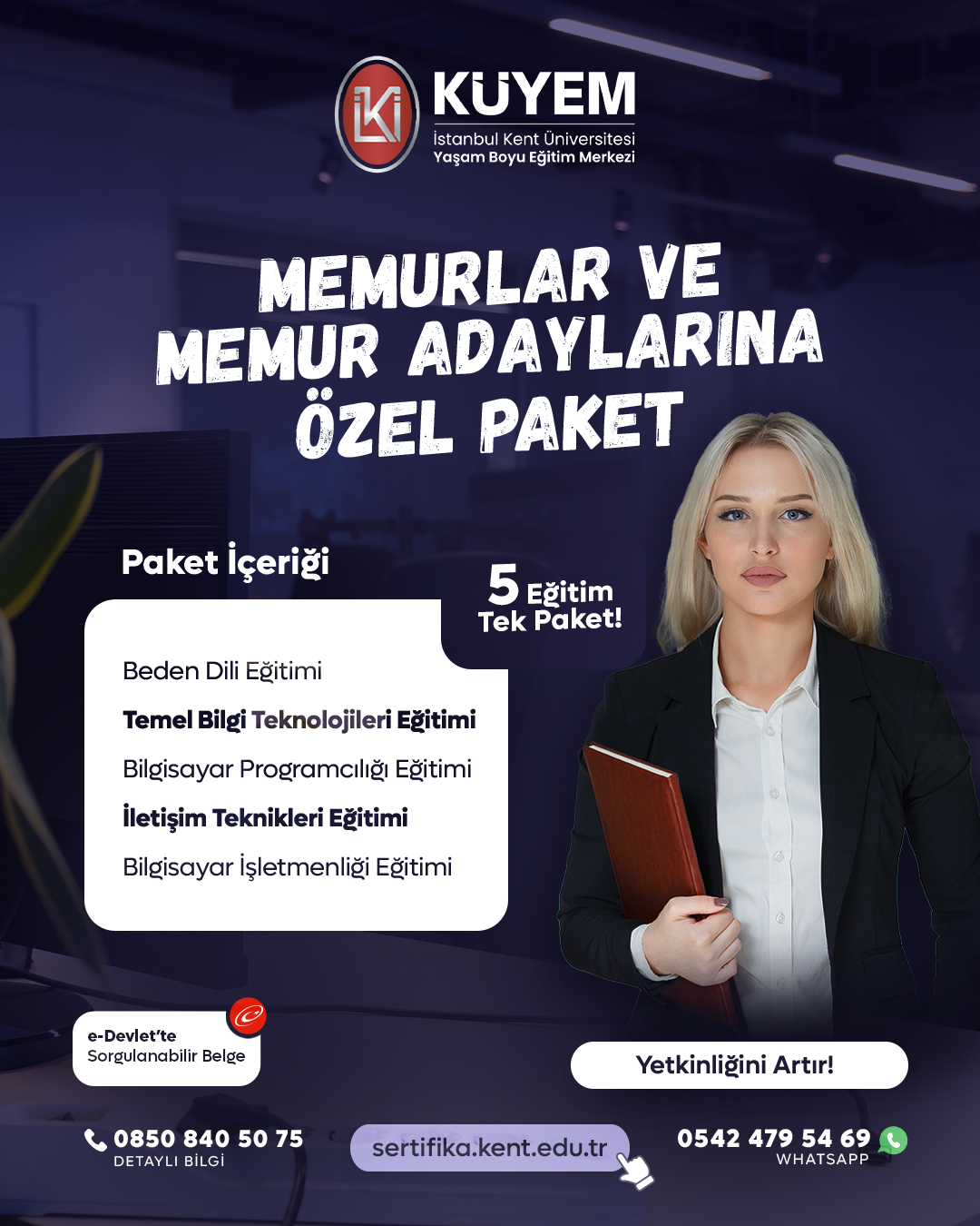 Memurlar Ve Memur Adaylarına Özel Eğitim Paket Programı