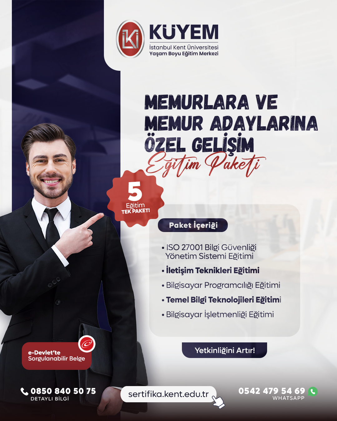 Memurlara Ve Memur Adaylarına Özel Gelişim Eğitim Paket Programı