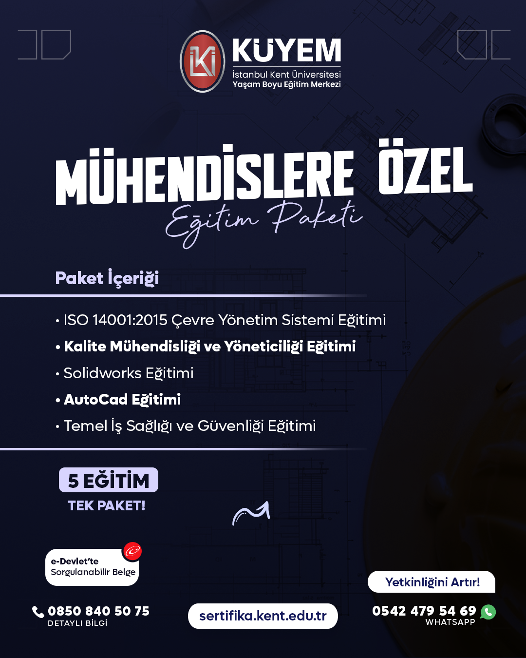 Mühendislere Özel Eğitim Paket Programı