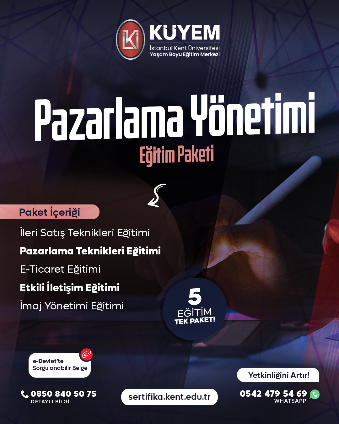 Pazarlama Yönetimi Eğitim Paket Programı