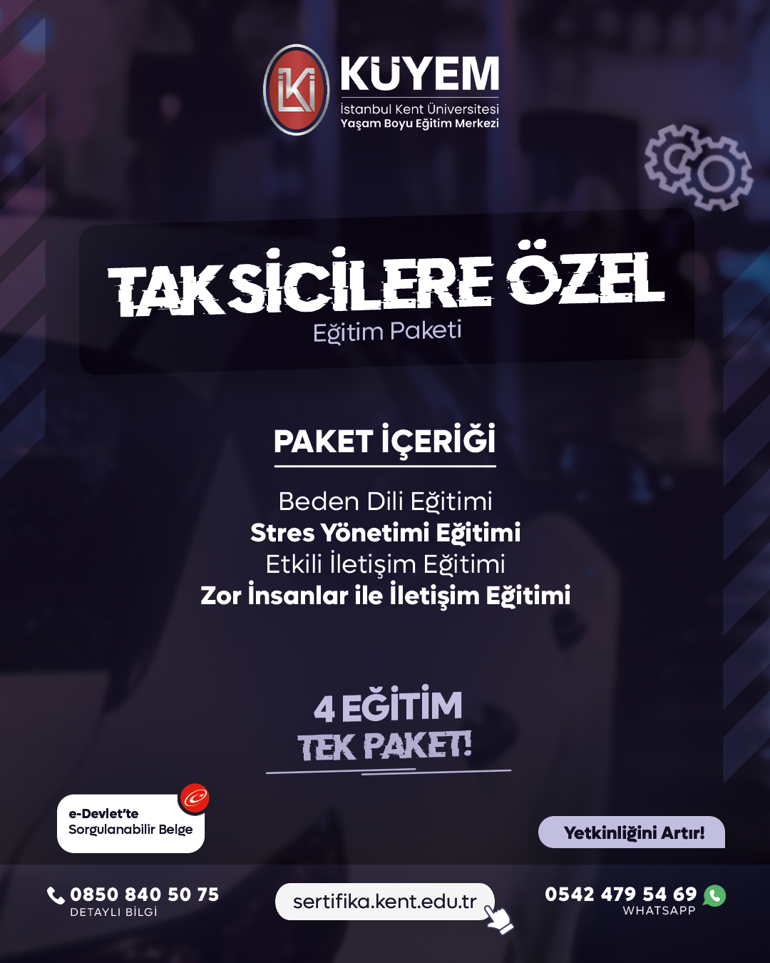 Taksicilere Özel Eğitim Paket Programı