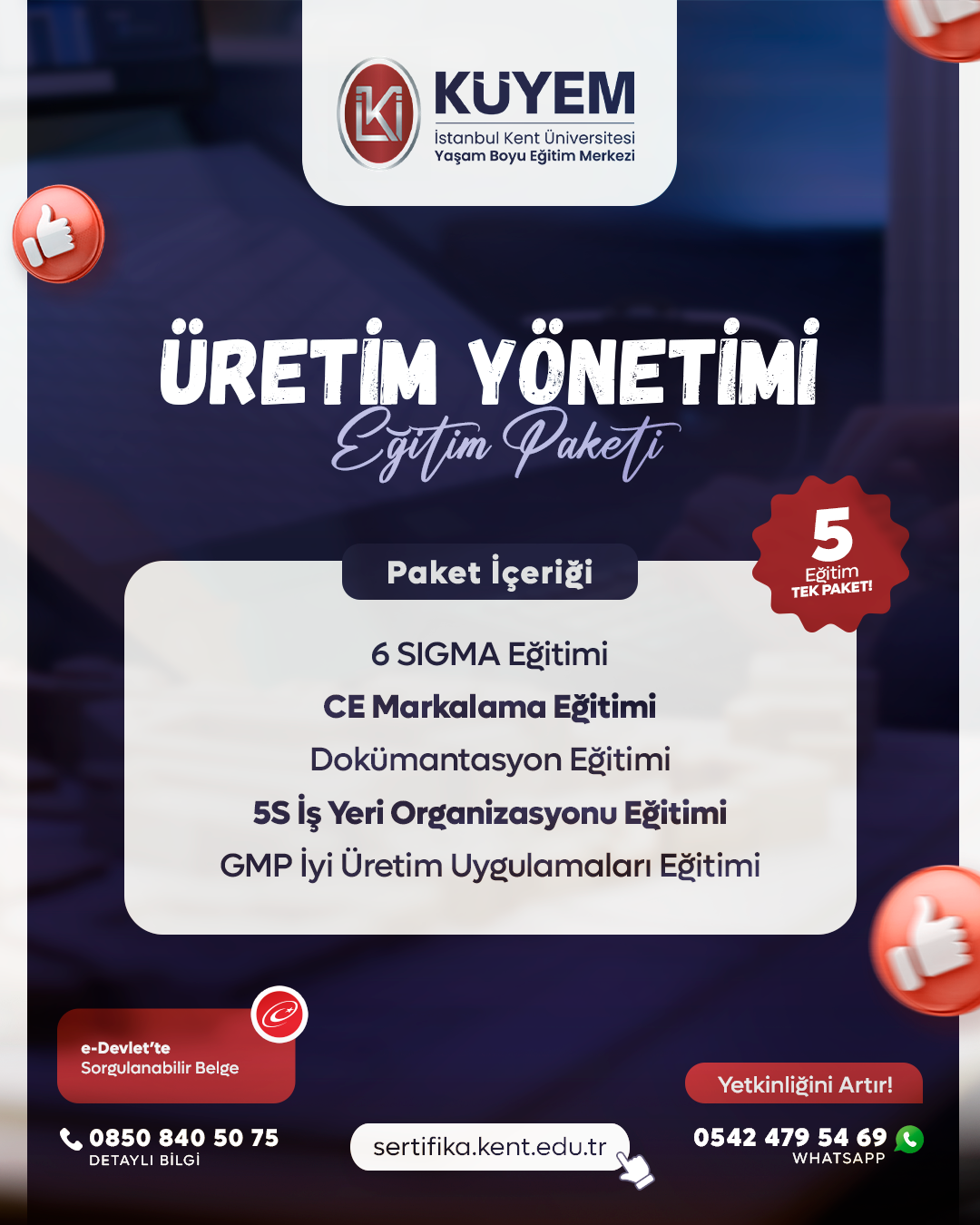 Üretim Yönetimi Eğitim Paket Programı