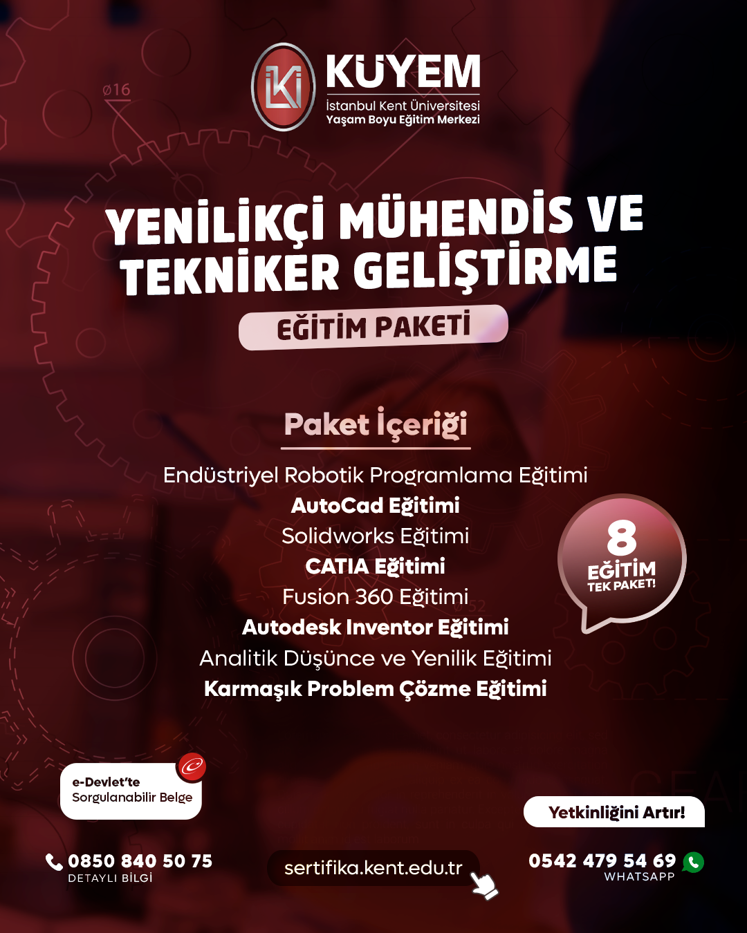 Yenilikçi Mühendis Ve Tekniker Geliştirme Eğitim Paket Programı