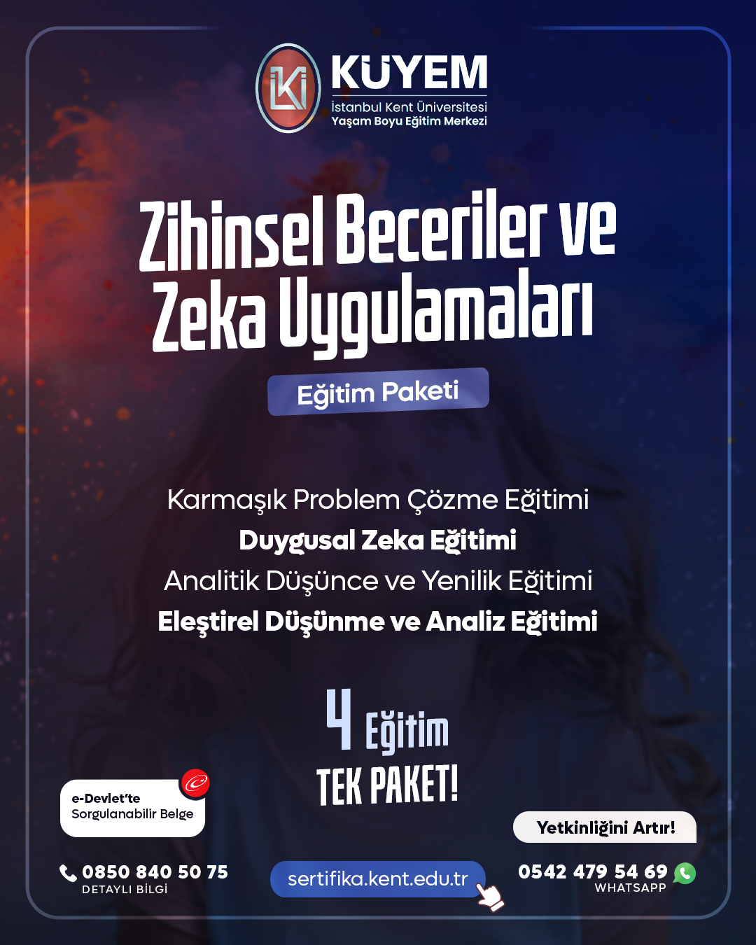 Zihinsel Beceriler Ve Zeka Uygulamaları Eğitim Eğitim Paket Programı