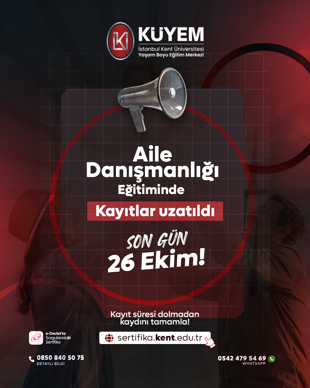 Aile Danışmanlığı Eğitimi 40. Grup Kayıtları Uzatıldı!