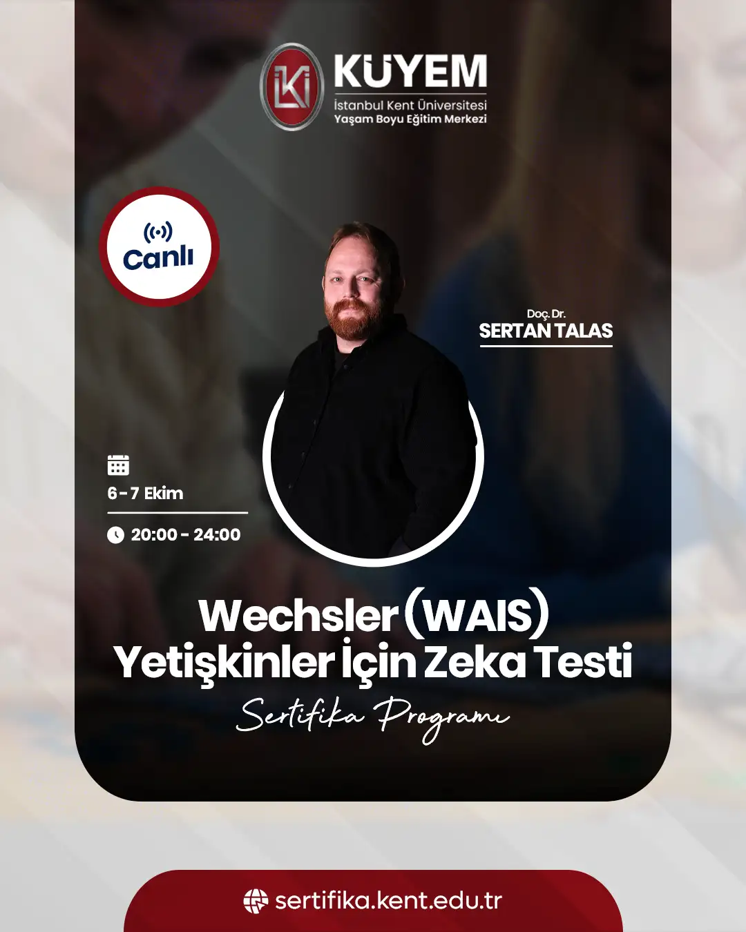 Wechsler (WAIS) Yetişkinler İçin Zeka Testi (CANLI)