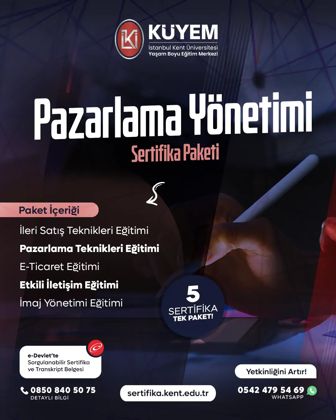 Pazarlama Yönetimi Sertifika Paket Programı