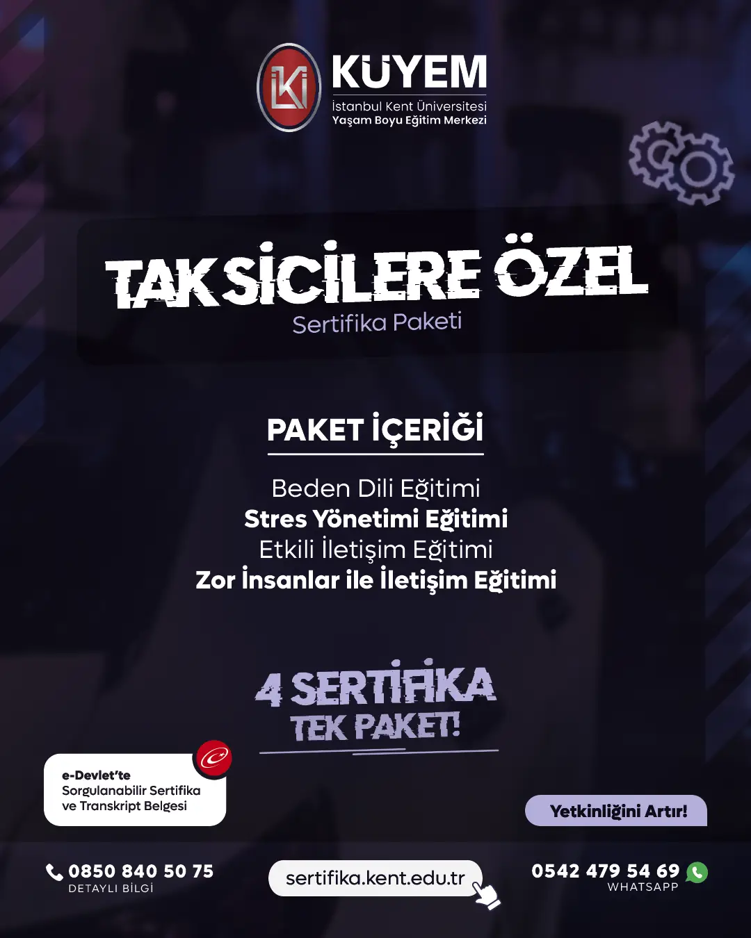 Taksicilere Özel Sertifika Paket Programı