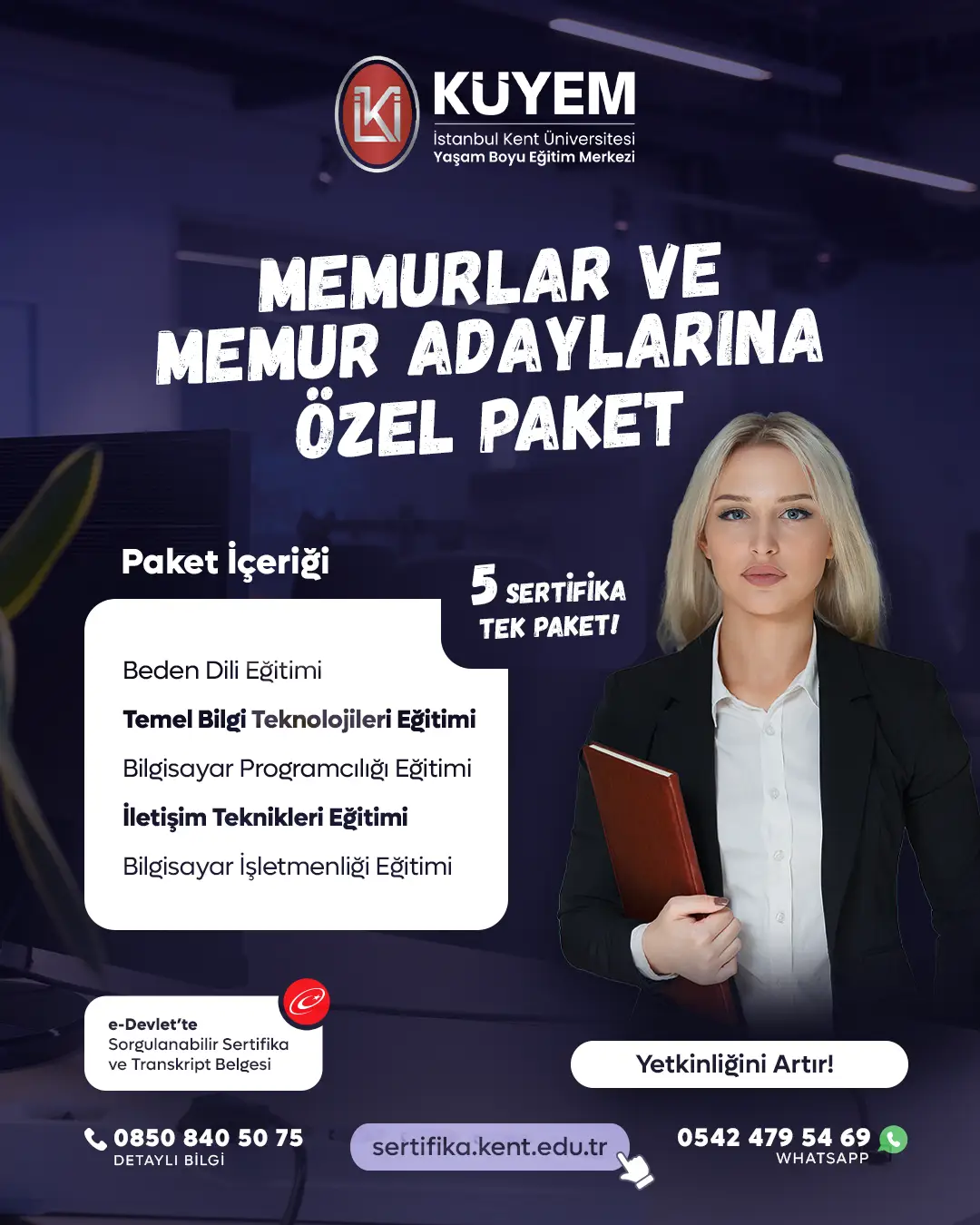 Memurlar Ve Memur Adaylarına Özel Sertifika Paket Programı