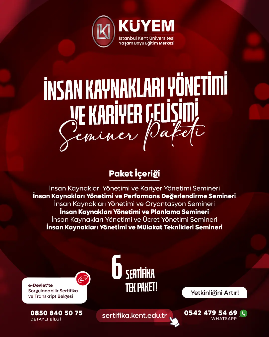 İnsan Kaynakları Yönetimi Ve Kariyer Gelişimi Sertifika Paket Programı