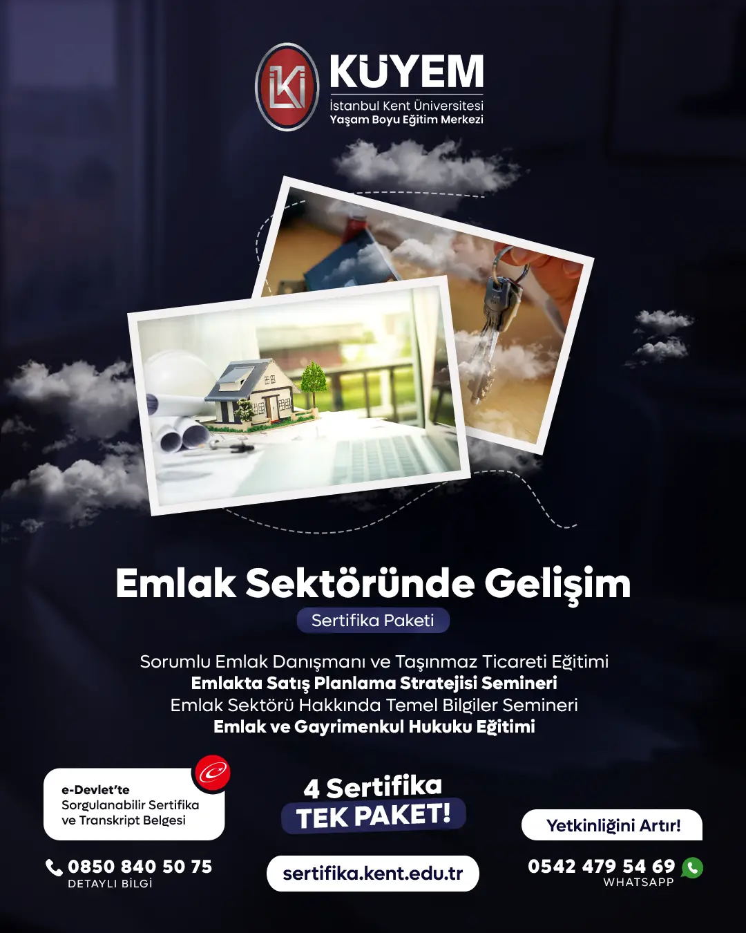 Emlak Sektöründe Gelişim Sertifika Paket Programı