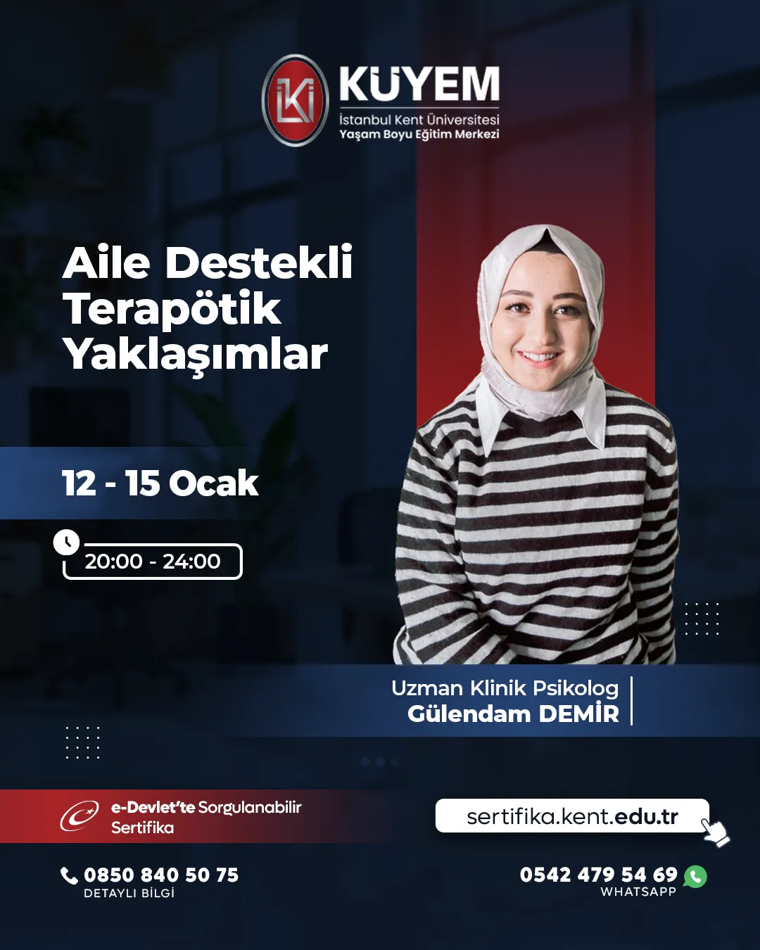 Aile Destekli Terapötik Yaklaşımlar Sertifika Programı (CANLI)