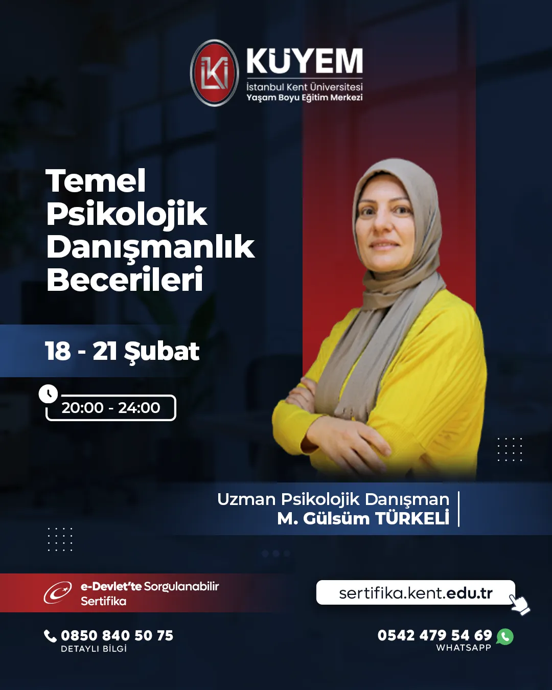 Temel Psikolojik Danışmanlık Becerileri (Canlı) 