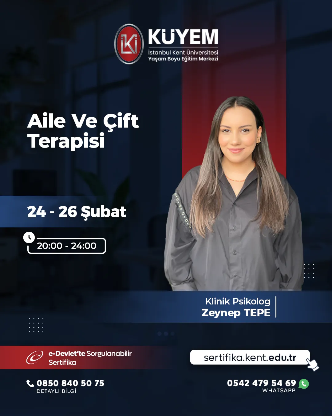 Aile Ve Çift Terapisi Sertifika Programı Canlı 