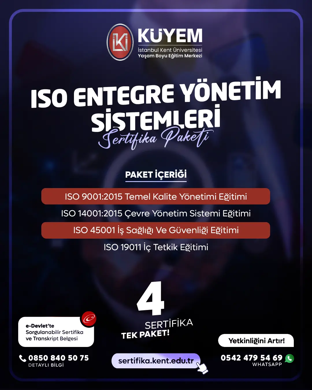ISO Entegre Yönetim Sistemleri Sertifika Programı