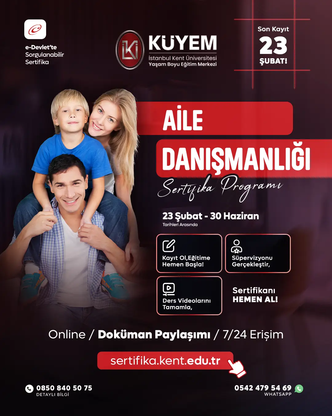 Aile Danışmanlığı Sertifika Programı