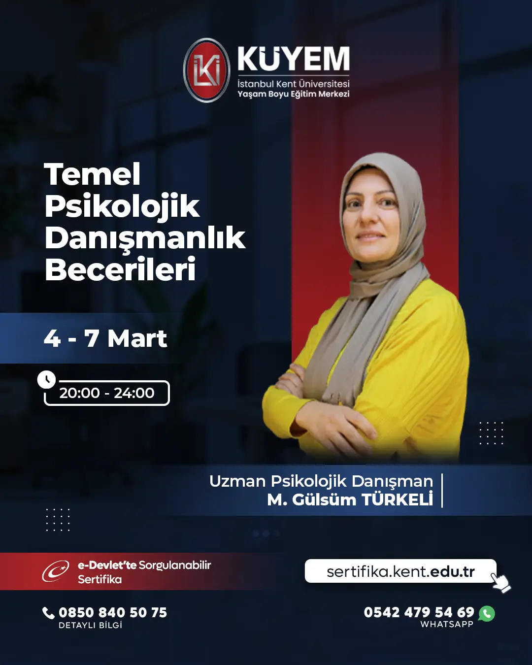 Temel Psikolojik Danışmanlık Becerileri (Canlı) 