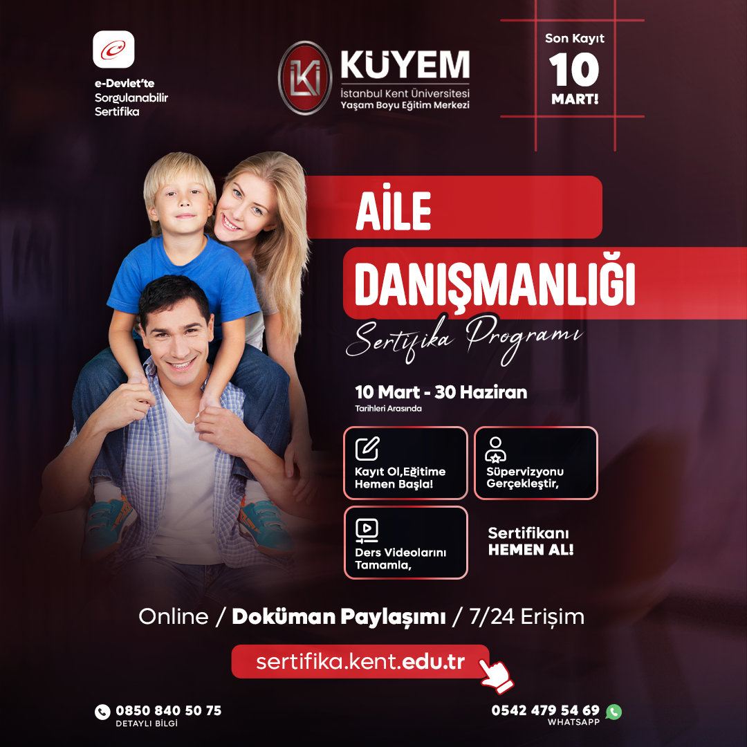 Aile Danışmanlığı Sertifika Programı