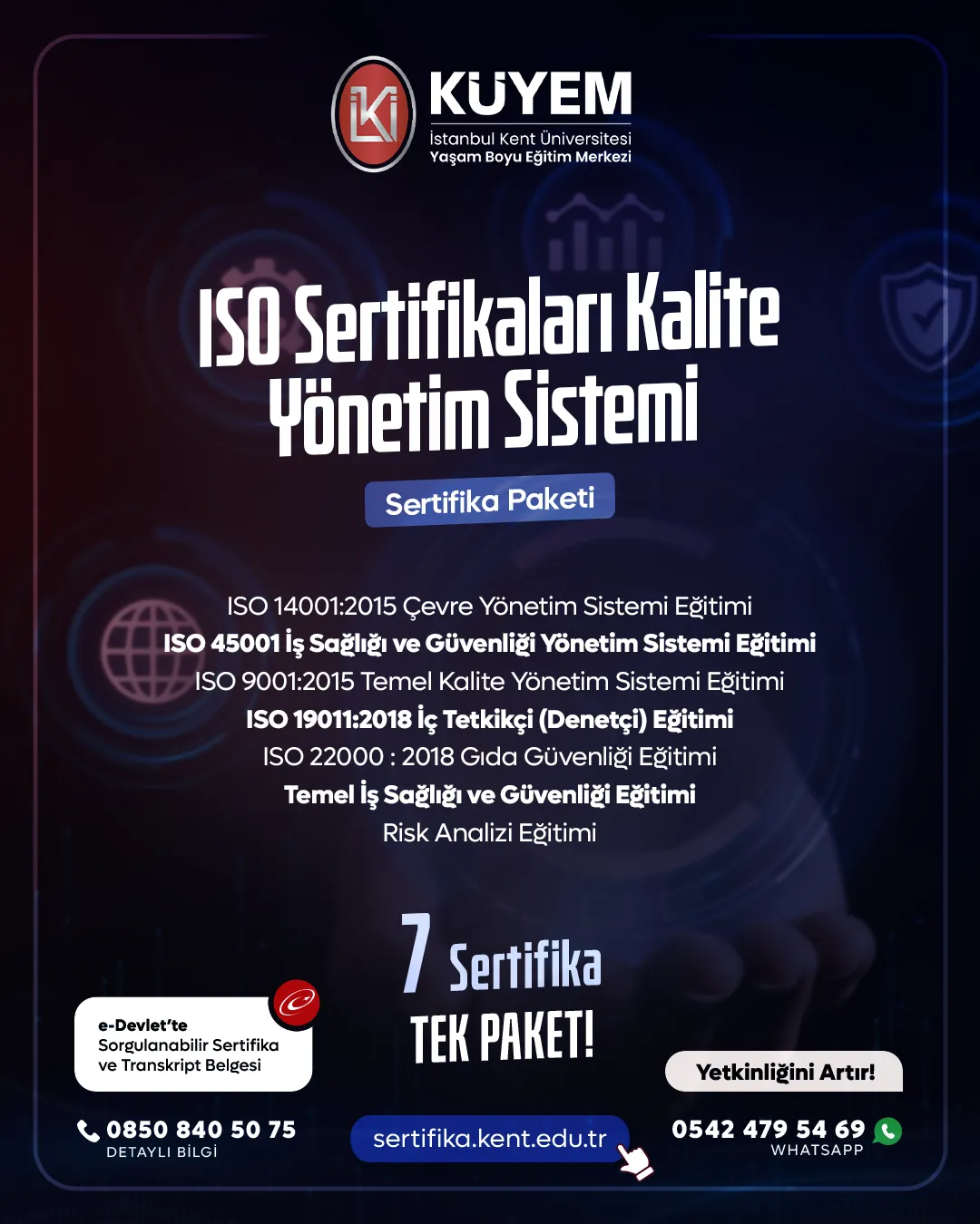 Iso Sertifikaları Kalite Yönetim Sistemi Sertifika Paket Programı
