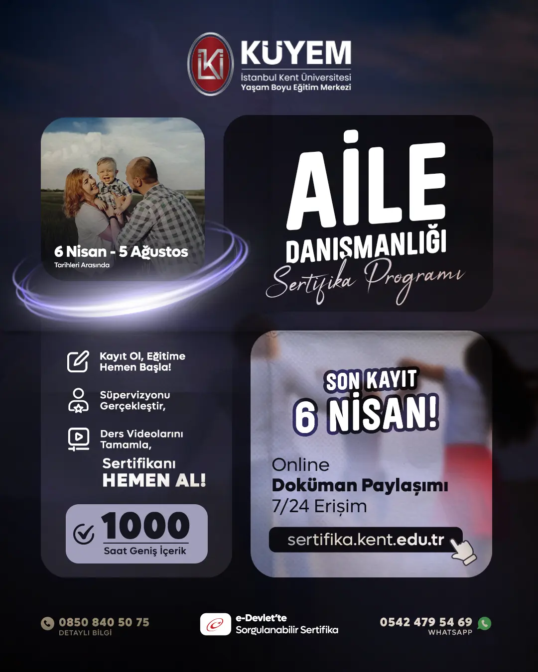 Aile Danışmanlığı Sertifika Programı