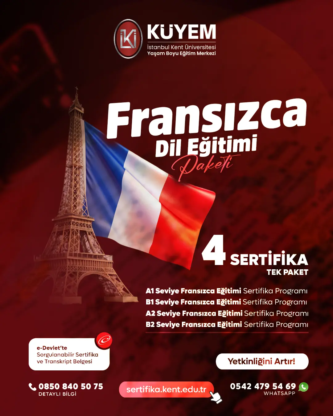 Fransızca Dil Eğitimi Paketi 