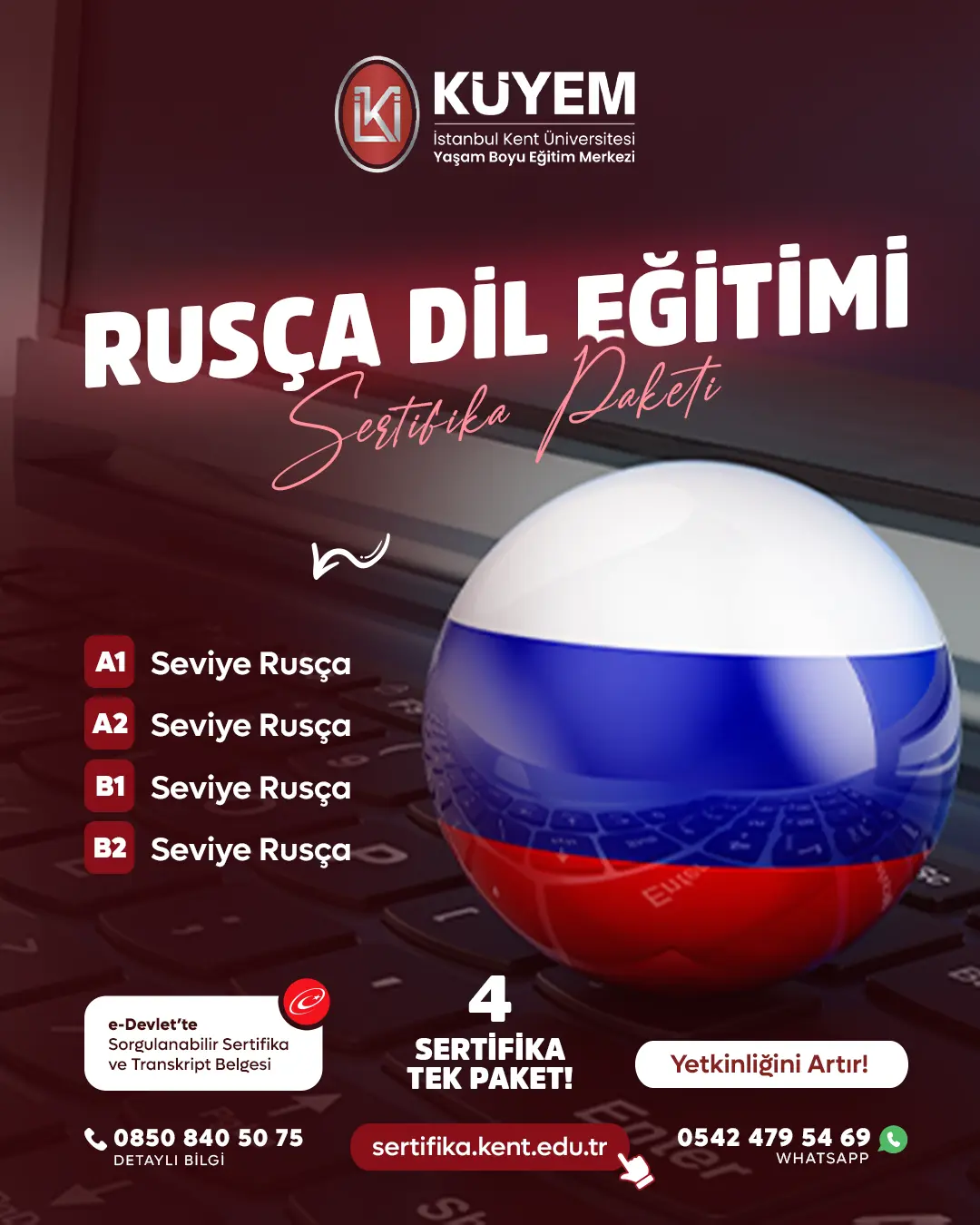 Rusça Dil Eğitimi Paketi