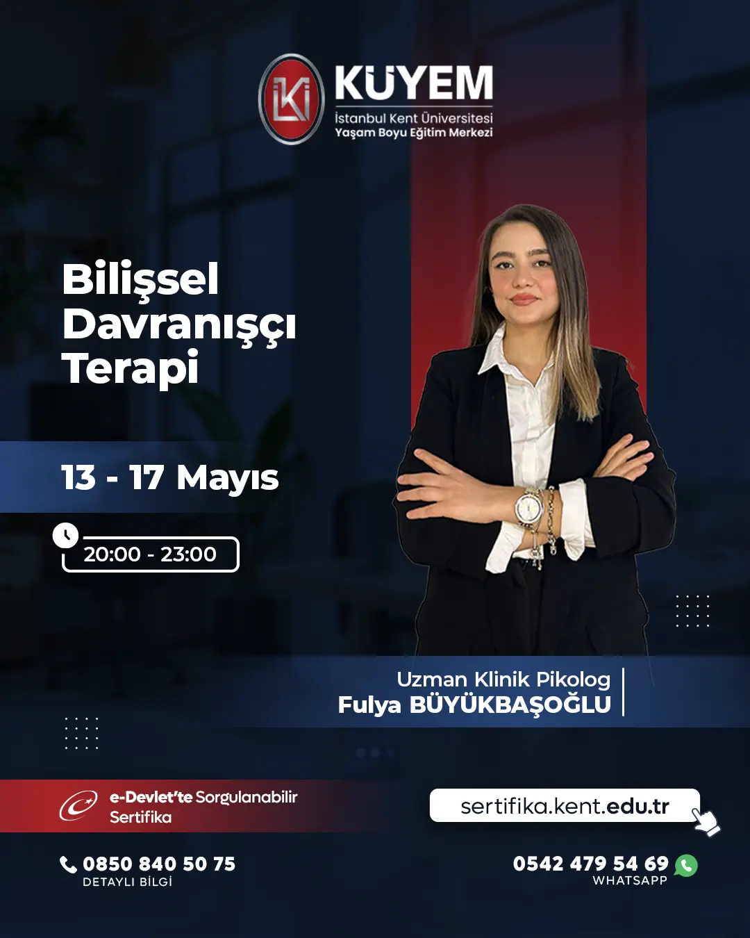 Bilişsel Davranışçı Terapi (CBT) Uygulama ve Teknikler Eğitimi (Canlı)