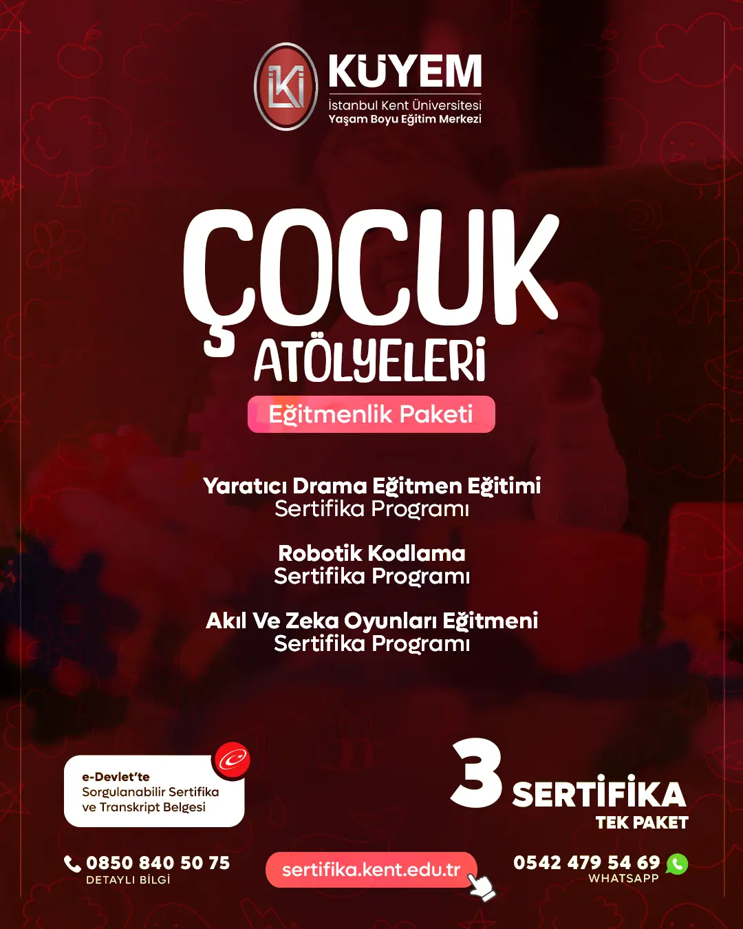 Çocuk Atölyeleri Eğitmenlik Paketi