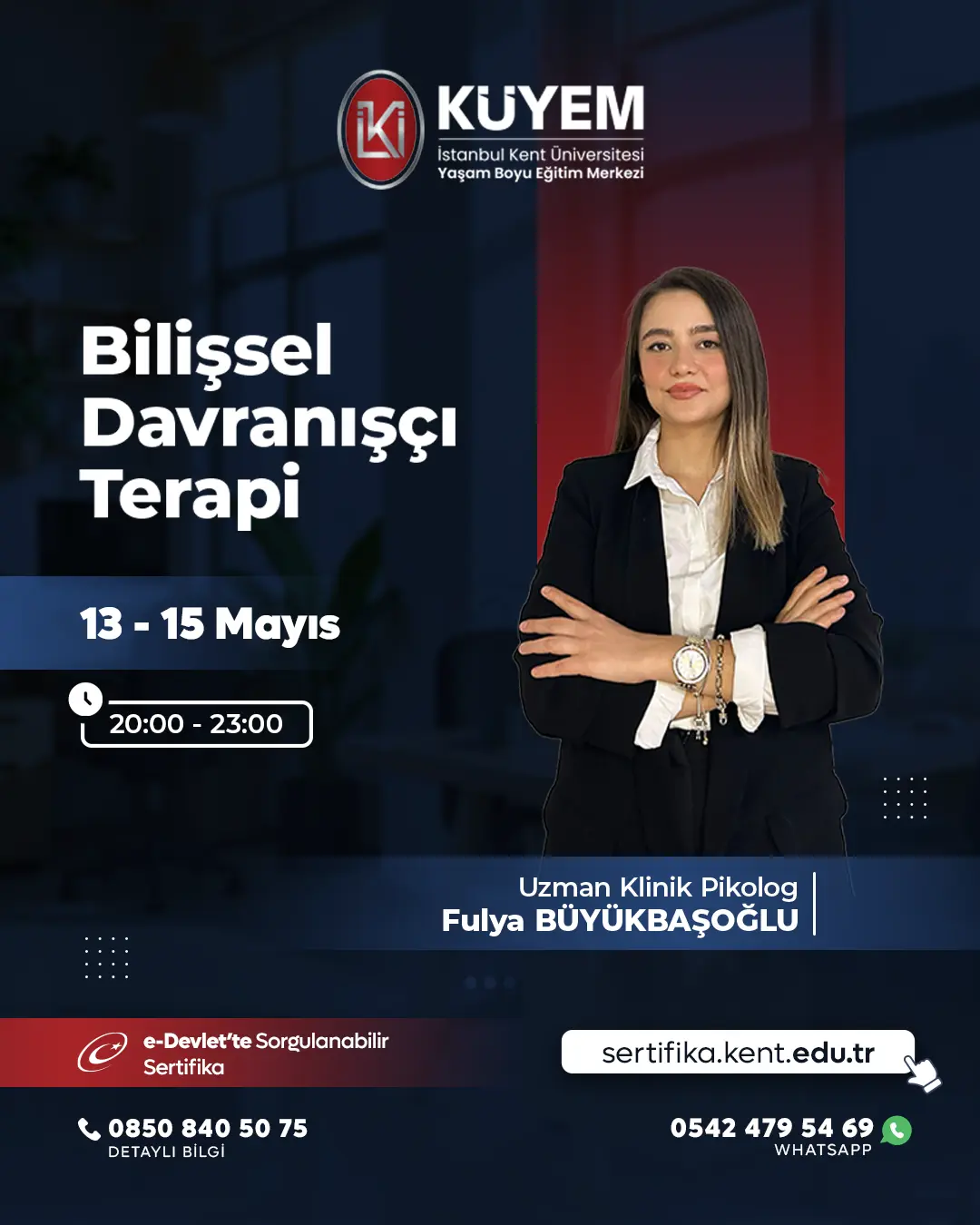 Bilişsel Davranışçı Terapi (CBT) Uygulama ve Teknikler Eğitimi (Canlı)