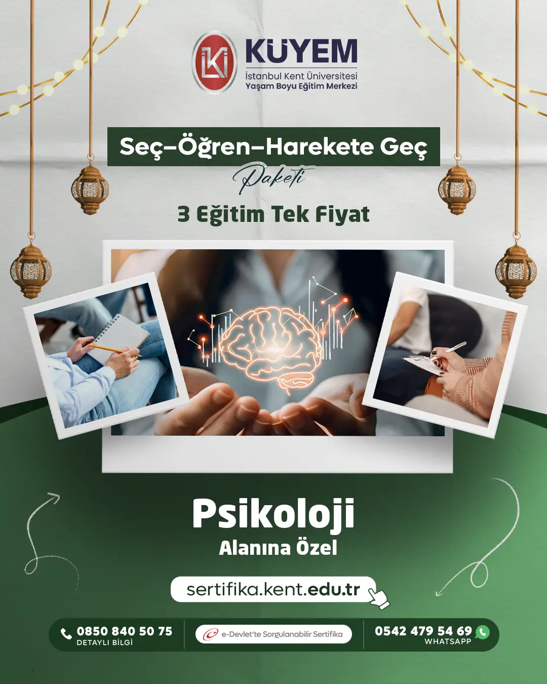 Seç–Öğren–Harekete Geç Paketi - Psikoloji Alanına Özel