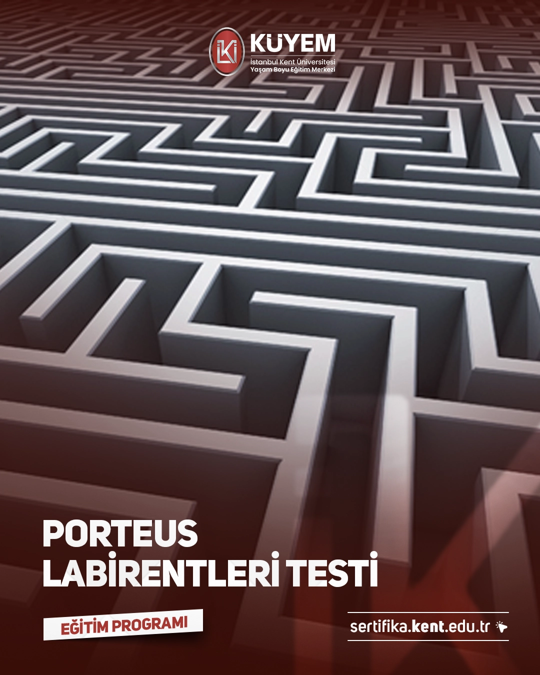 Porteus Labirentleri Testi Eğitimi Sertifika Programı
