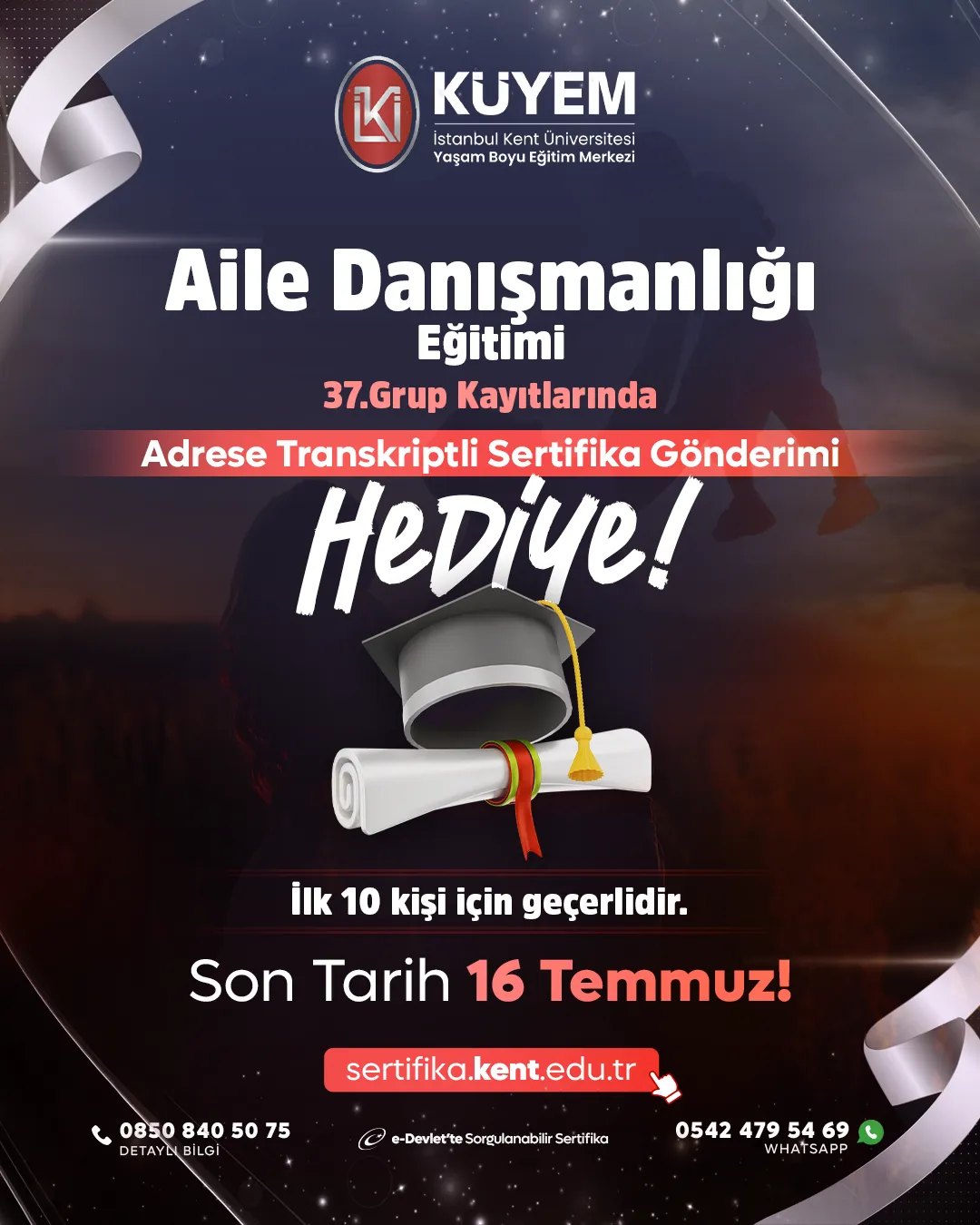 Aile Danışmanlığı Sertifika Programı (Adrese Gönderim Hediye)