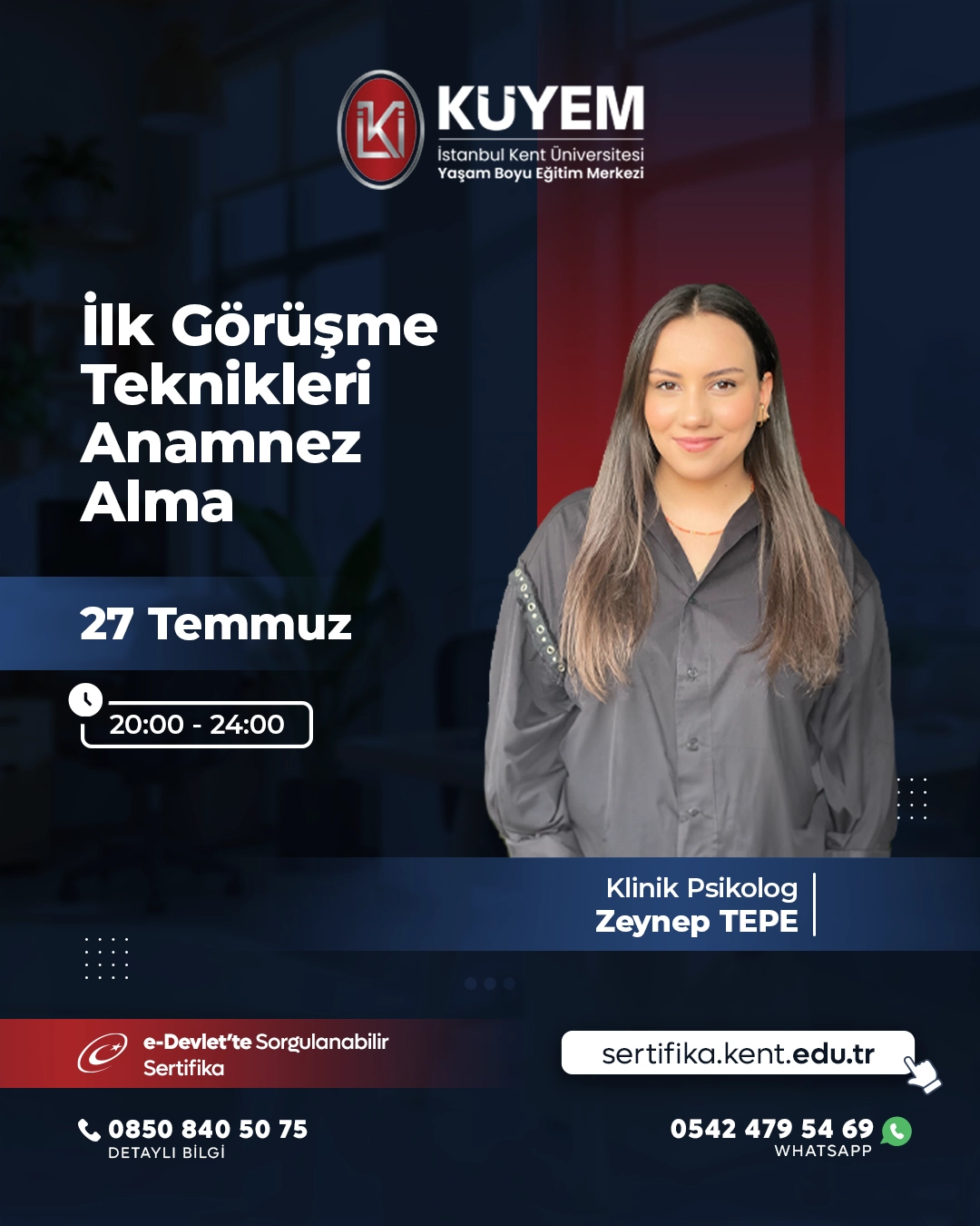 İlk Görüşme Teknikleri Anamnez Alma (Canlı)