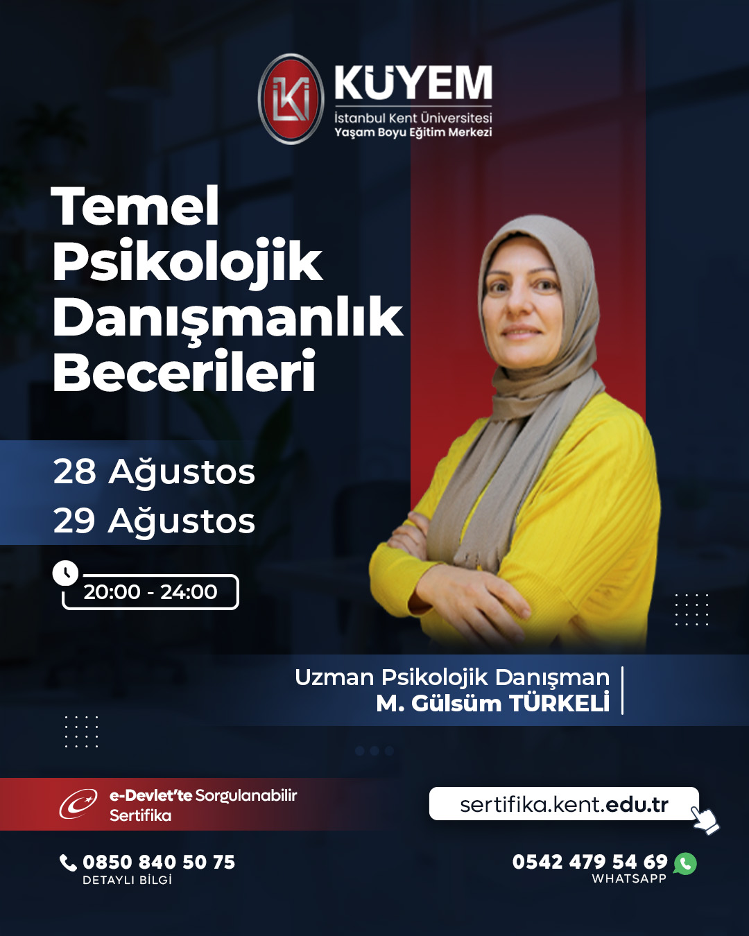 Temel Psikolojik Danışmanlık Becerileri (Canlı) 